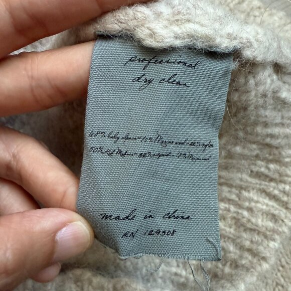 Raquel Allegra Baby Alpaca Seeing Eye Embroidered Cardigan - Picture 9 of 12